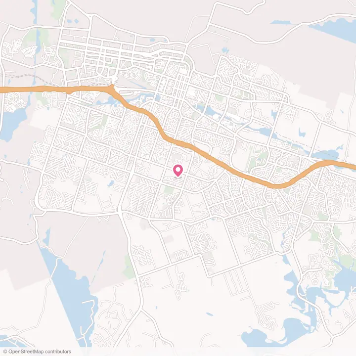 Map of the flower delivery area in Killeen, Texas
