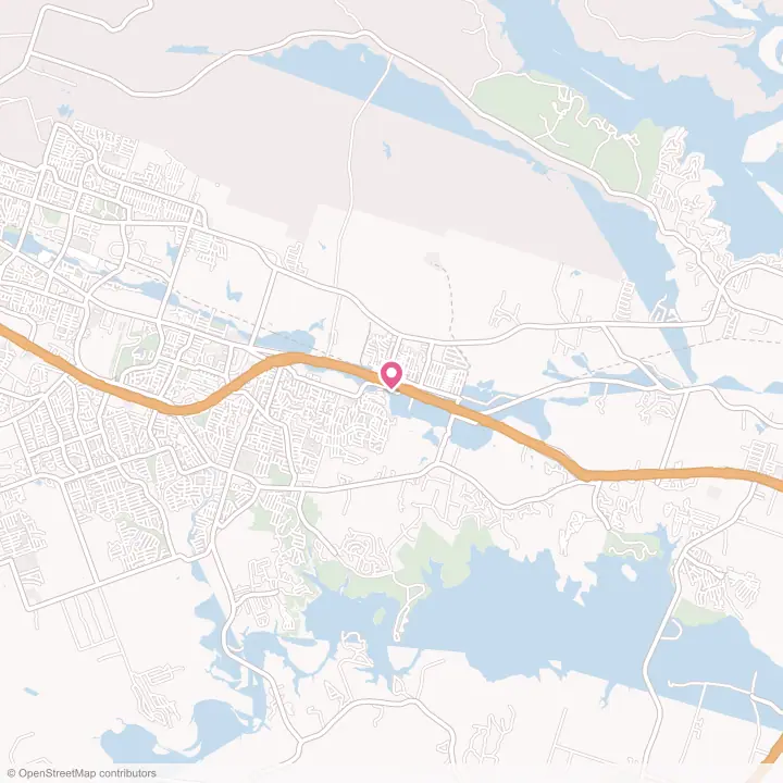 Map of the flower delivery area in Nolanville, Texas