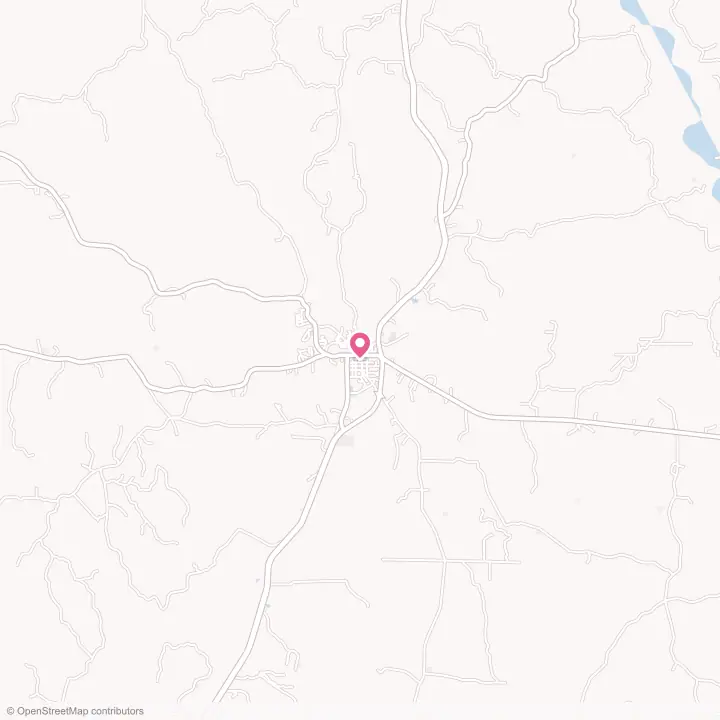 Map of the flower delivery area in Woodville, Mississippi