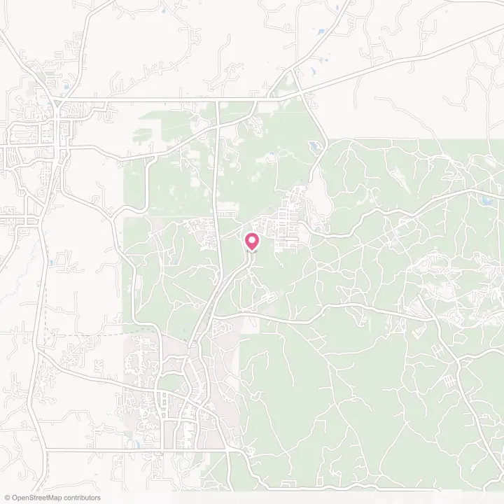 Map of the flower delivery area in Fort Polk North, Louisiana