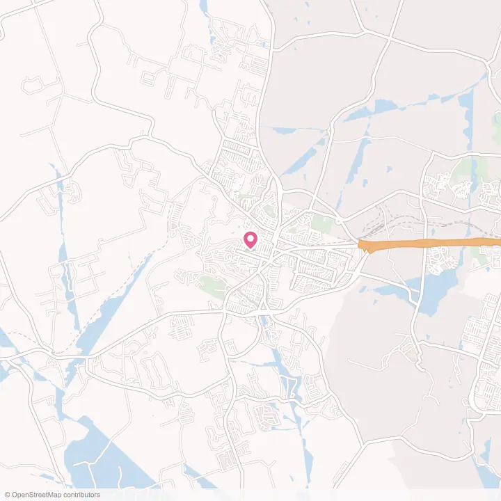 Map of the flower delivery area in Copperas Cove, Texas