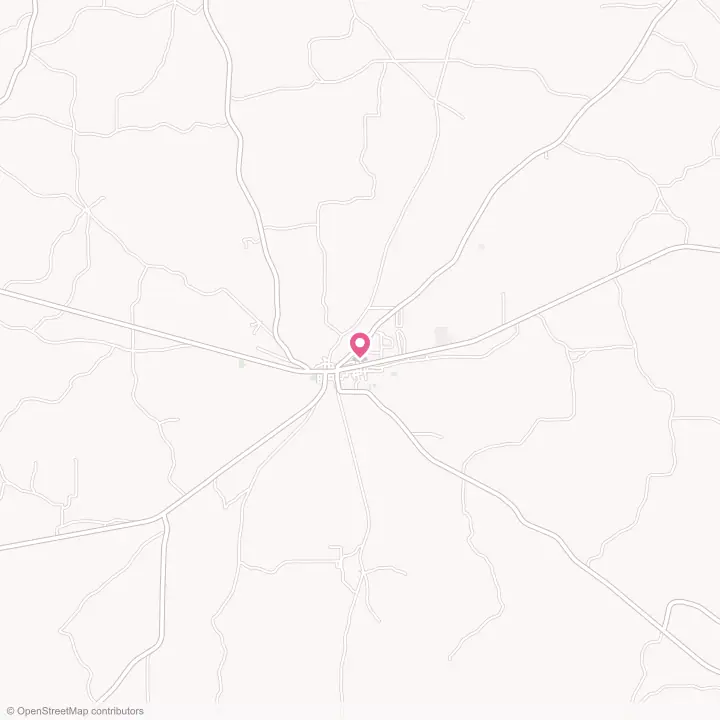 Map of the flower delivery area in Liberty, Mississippi