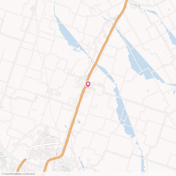 Map of the flower delivery area in Troy, Texas