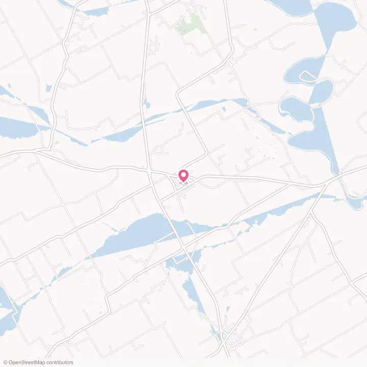 Map of the flower delivery area in Chilton, Texas