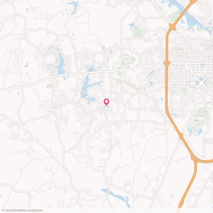 Map of the flower delivery area in Oak Grove, Mississippi