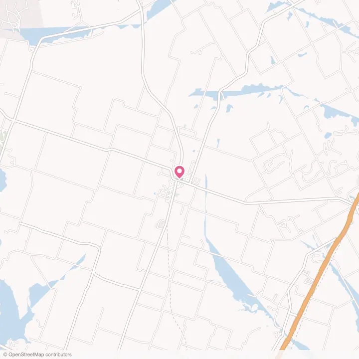 Map of the flower delivery area in Moody, Texas