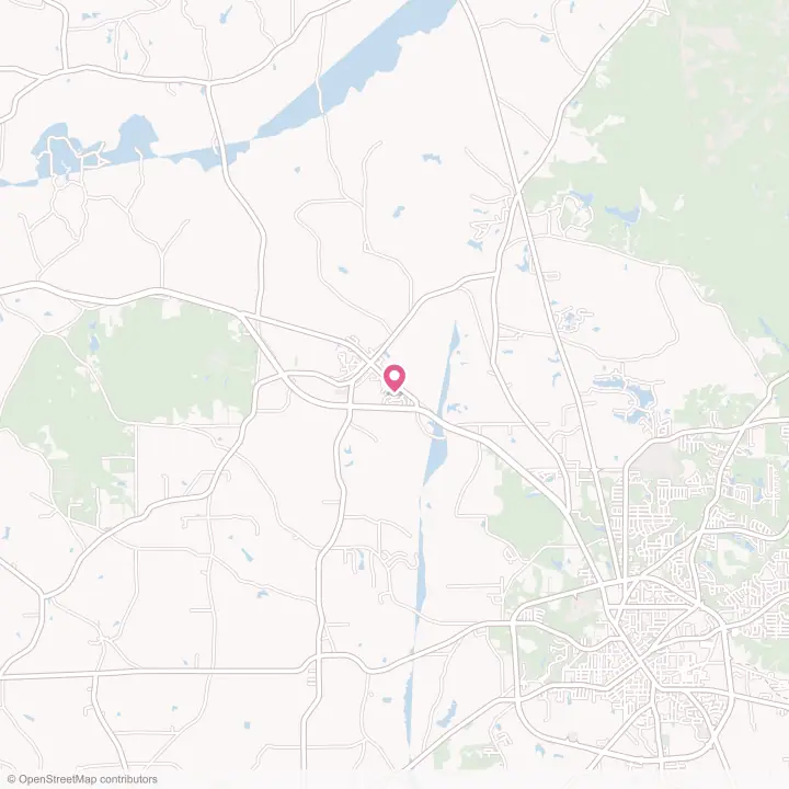 Map of the flower delivery area in New Brockton, Alabama