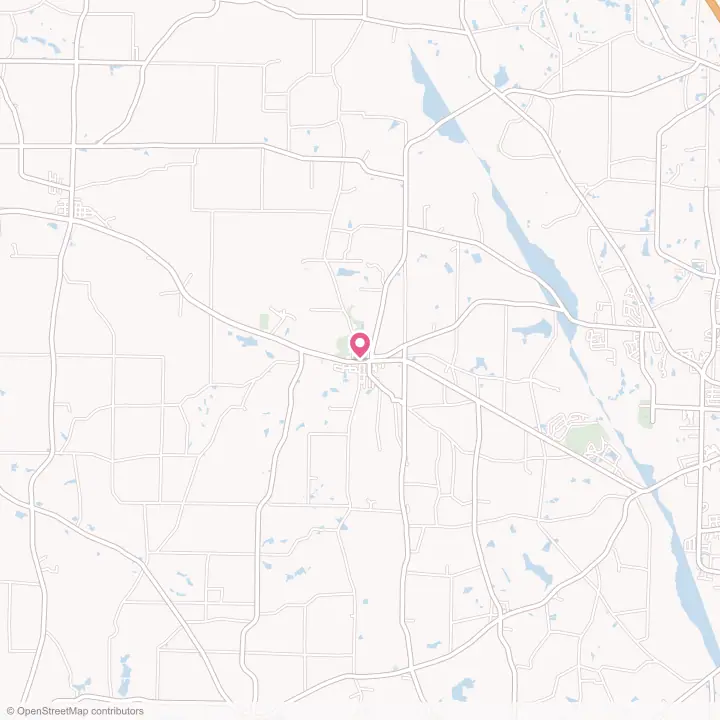 Map of the flower delivery area in Ty Ty, Georgia