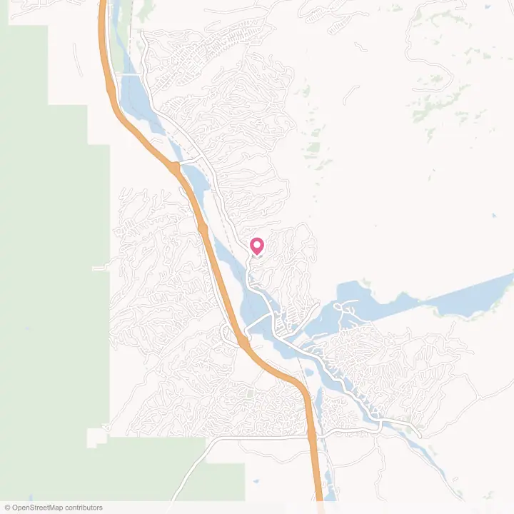 Map of the flower delivery area in Rio Rico, Arizona