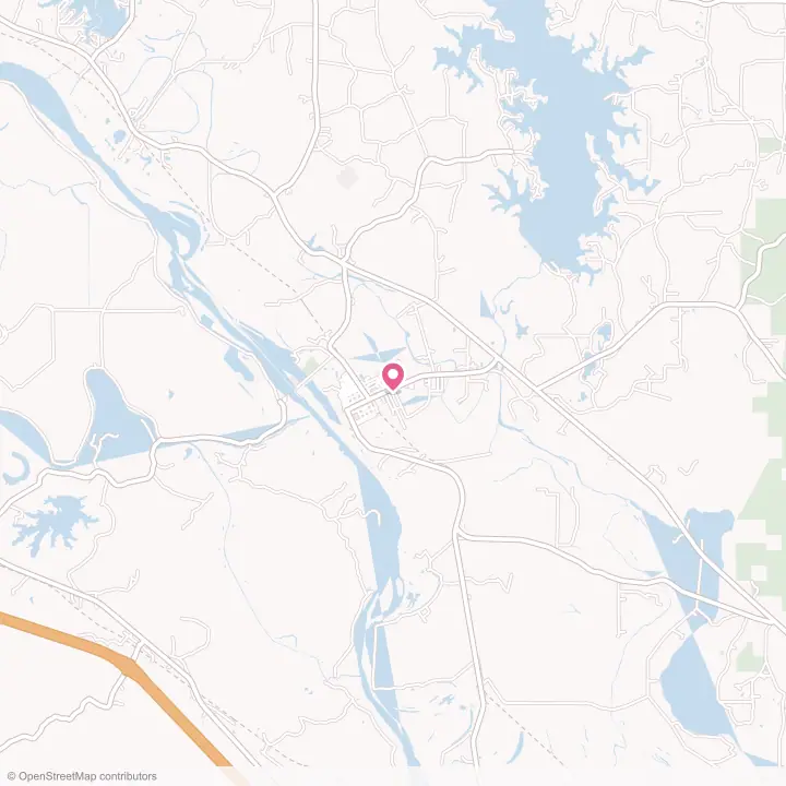Map of the flower delivery area in Colfax, Louisiana