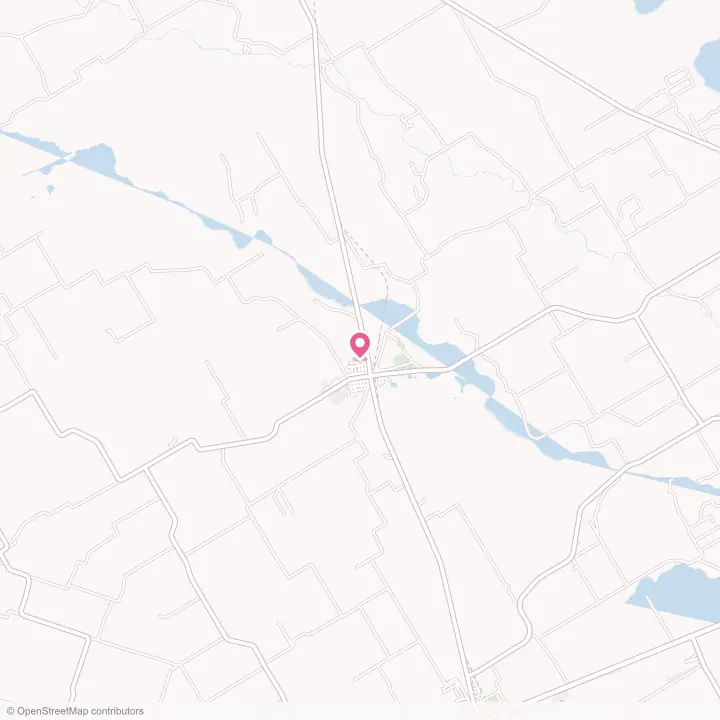 Map of the flower delivery area in Crawford, Texas