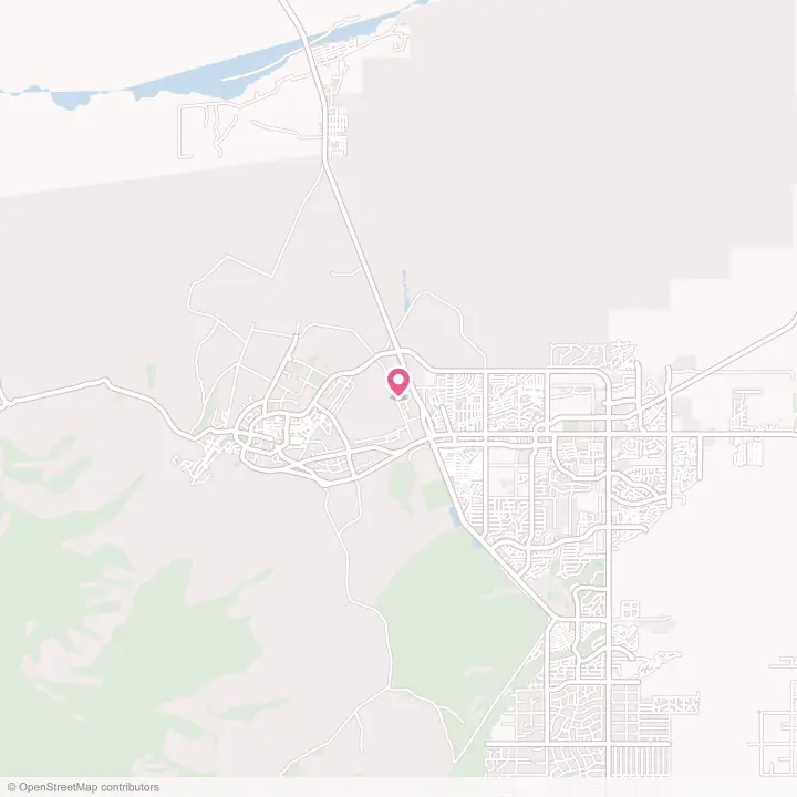 Map of the flower delivery area in Sierra Vista, Arizona