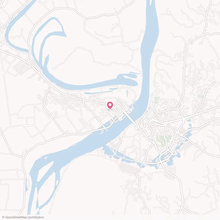 Map of the flower delivery area in Vidalia, Louisiana