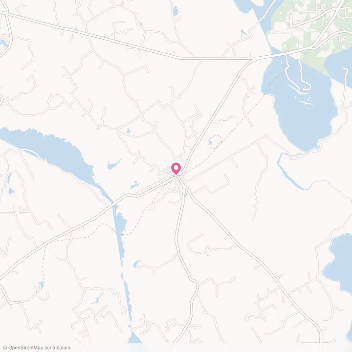 Map of the flower delivery area in Oakwood, Texas