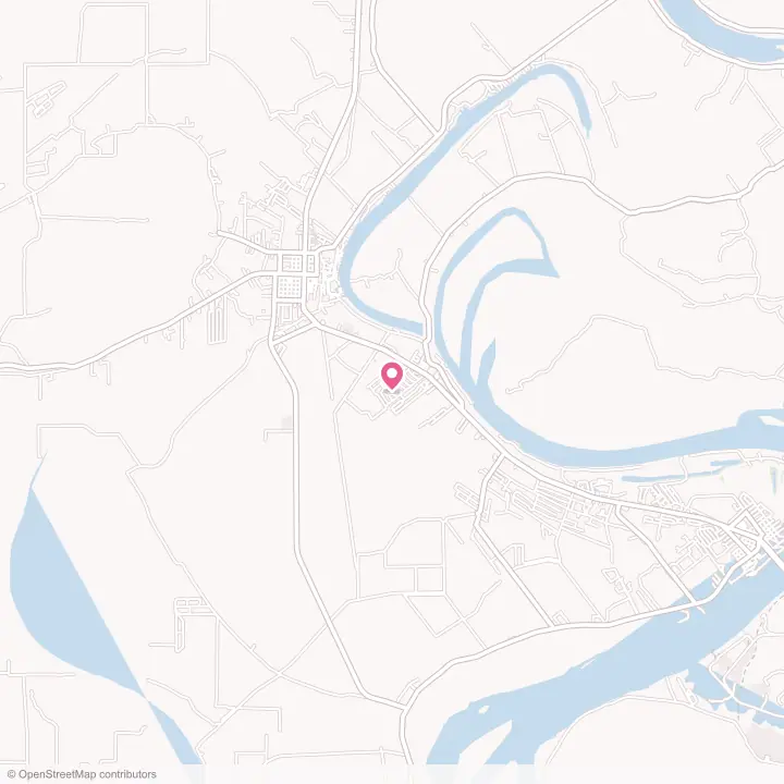 Map of the flower delivery area in Ridgecrest, Louisiana
