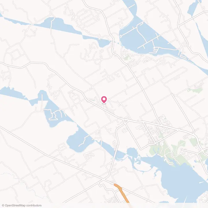 Map of the flower delivery area in China Spring, Texas