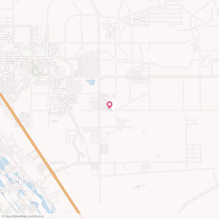 Map of the flower delivery area in Agua Dulce, Texas