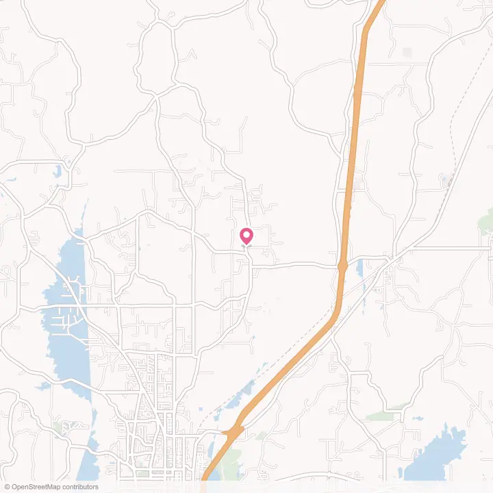 Map of the flower delivery area in Sharon, Mississippi