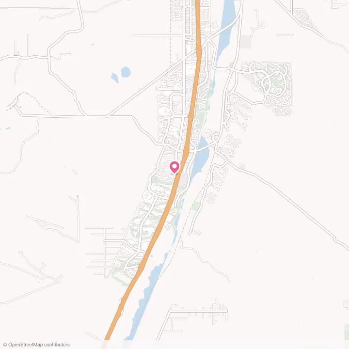 Map of the flower delivery area in Green Valley, Arizona