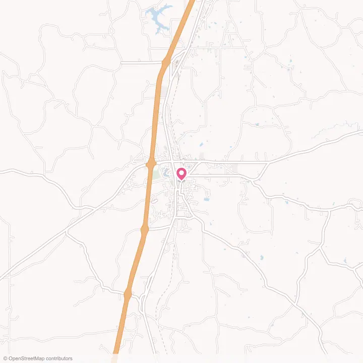 Map of the flower delivery area in Hazlehurst, Mississippi