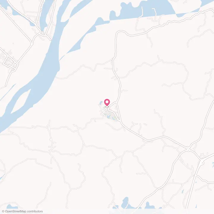 Map of the flower delivery area in Alcorn State University, Mississippi