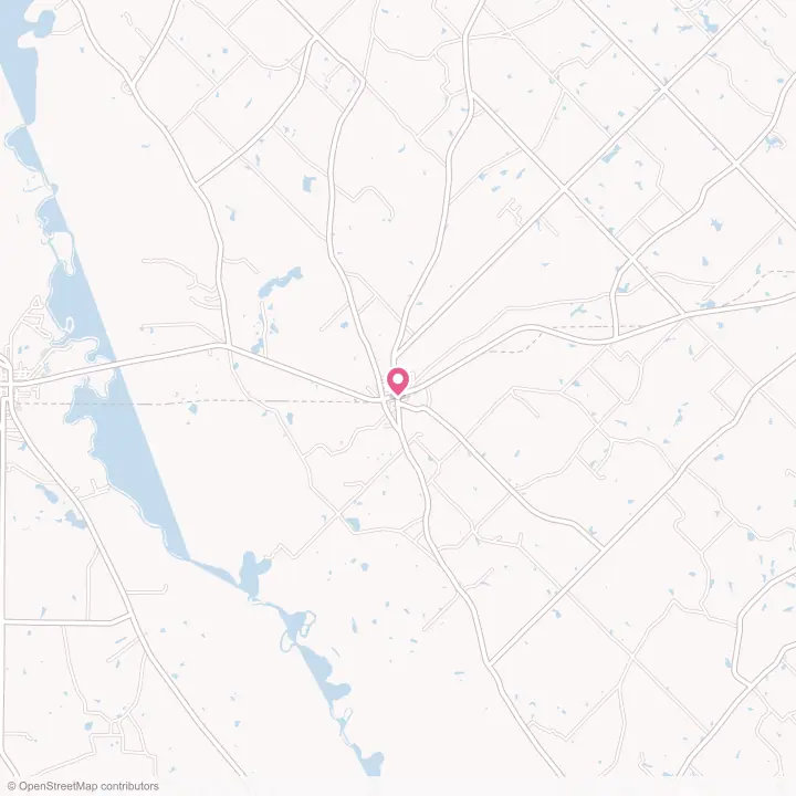 Map of the flower delivery area in Rhine, Georgia