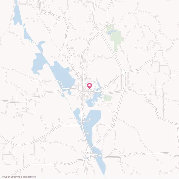 Map of the flower delivery area in Quitman, Mississippi