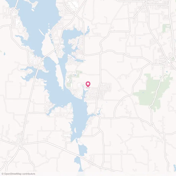 Map of the flower delivery area in Shadybrook, Texas