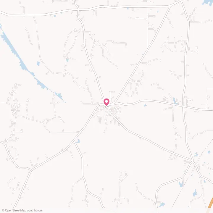 Map of the flower delivery area in Hayneville, Alabama
