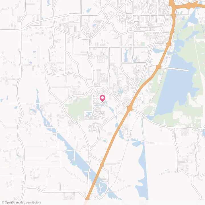 Map of the flower delivery area in Byram, Mississippi