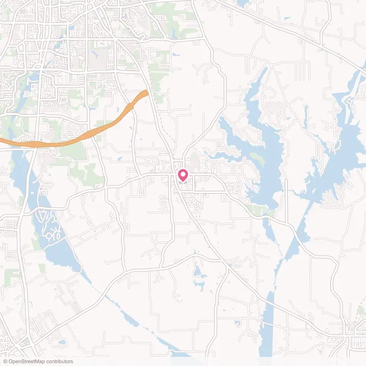 Map of the flower delivery area in Whitehouse, Texas