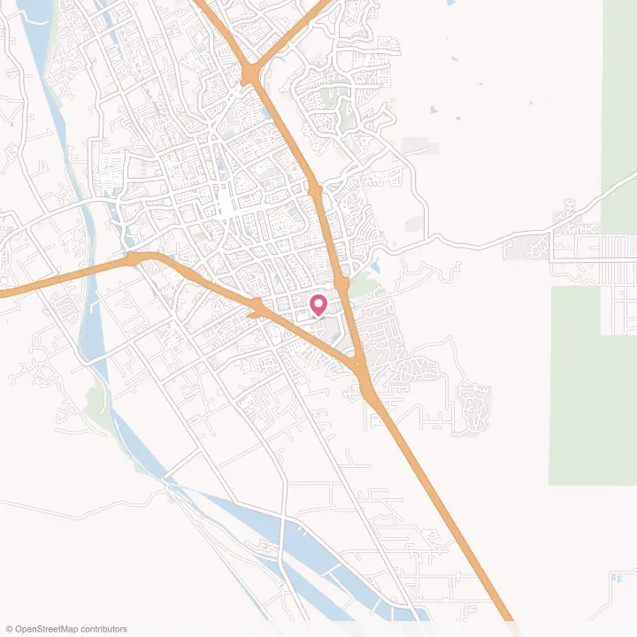 Map of the flower delivery area in University Park, New Mexico