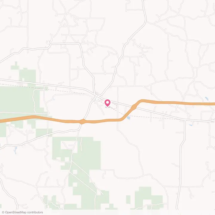 Map of the flower delivery area in Lake, Mississippi
