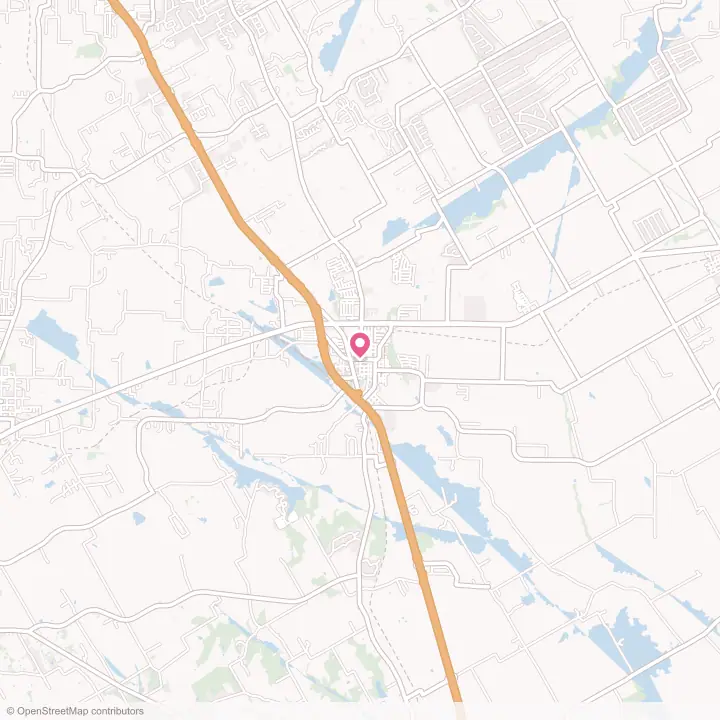 Map of the flower delivery area in Alvarado, Texas