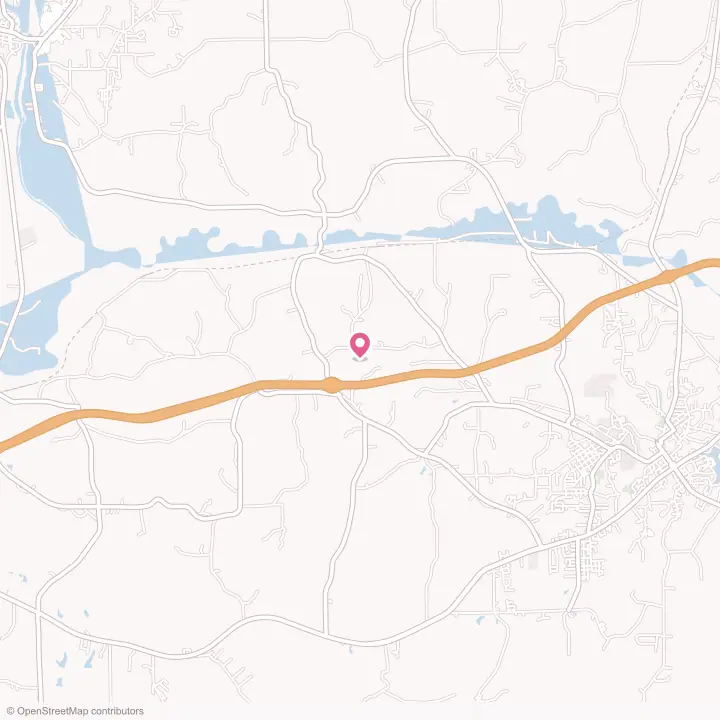 Map of the flower delivery area in Franklin, Alabama