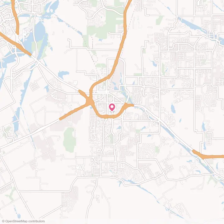 Map of the flower delivery area in Midlothian, Texas