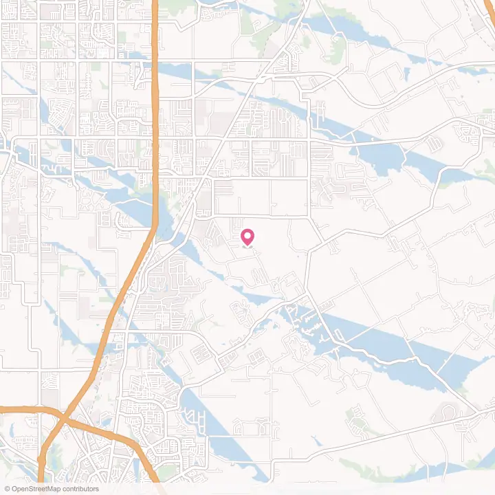 Map of the flower delivery area in Pecan Hill, Texas