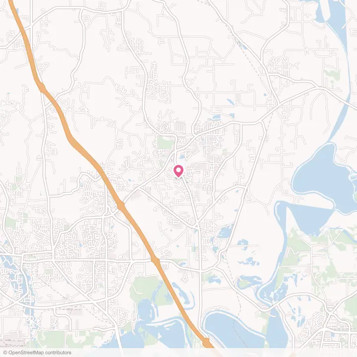 Map of the flower delivery area in Millbrook, Alabama