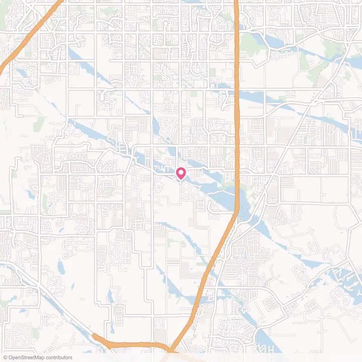 Map of the flower delivery area in Oak Leaf, Texas