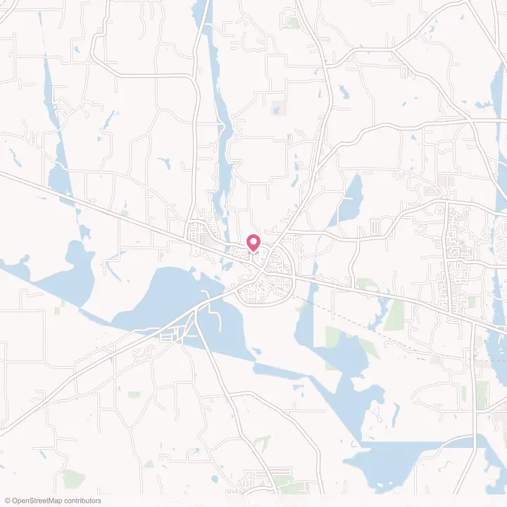 Map of the flower delivery area in Gladewater, Texas