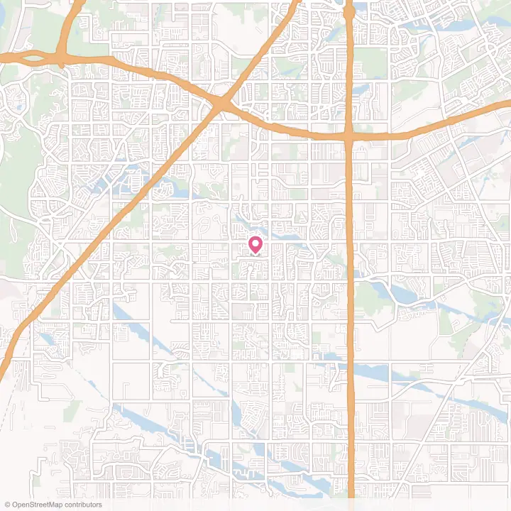 Map of the flower delivery area in DeSoto, Texas