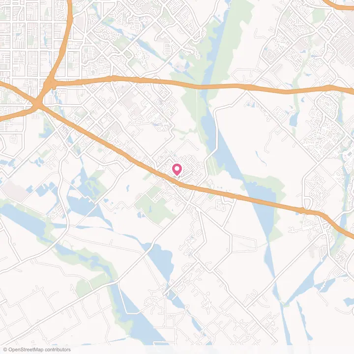 Map of the flower delivery area in Seagoville, Texas