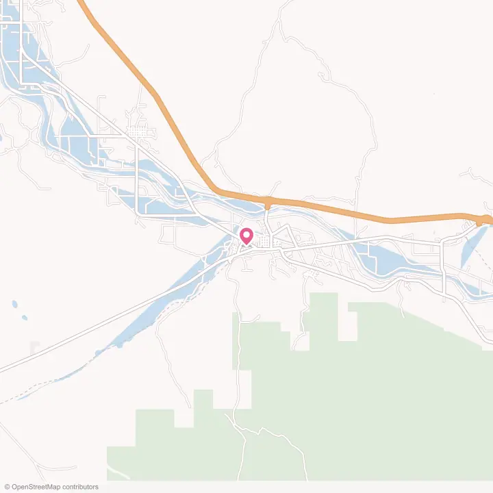 Map of the flower delivery area in Hatch, New Mexico