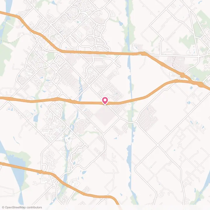 Map of the flower delivery area in Talty, Texas
