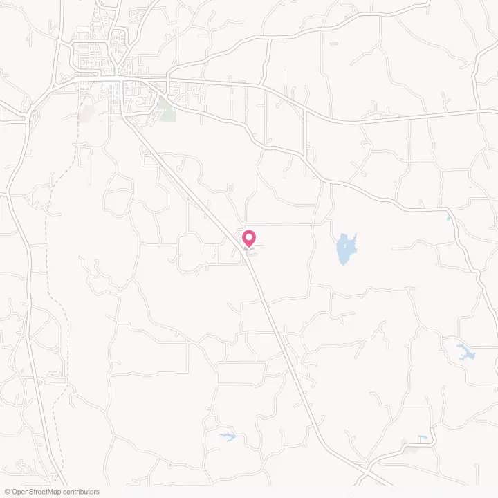Map of the flower delivery area in Tucker, Mississippi