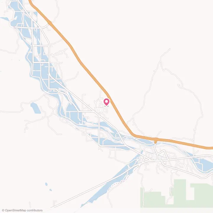Map of the flower delivery area in Salem, New Mexico