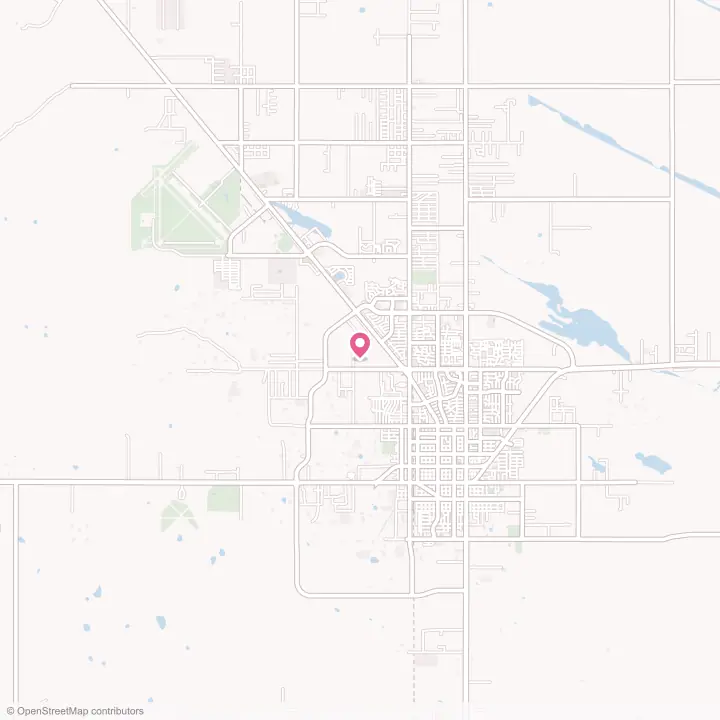 Map of the flower delivery area in Hobbs, New Mexico
