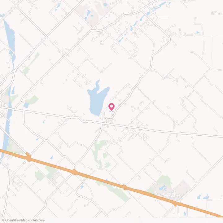 Map of the flower delivery area in Elmo, Texas