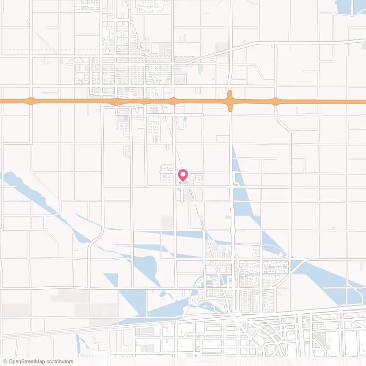 Map of the flower delivery area in Heber, California