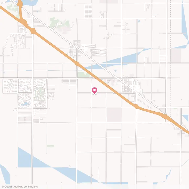 Map of the flower delivery area in Eloy, Arizona